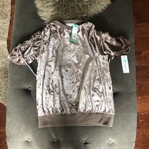 Cotton Emporium Velour Blouse